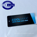 100% poliéster tecido de bloqueio de malha 150gsm 50% coolmax DTY incluído